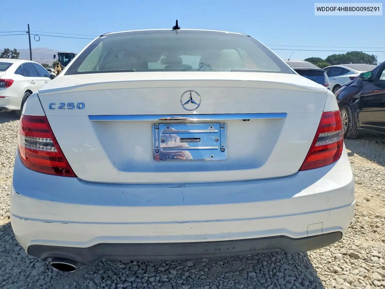 2013 Mercedes-Benz C 250 VIN: WDDGF4HB8DG095291 Lot: 60075346