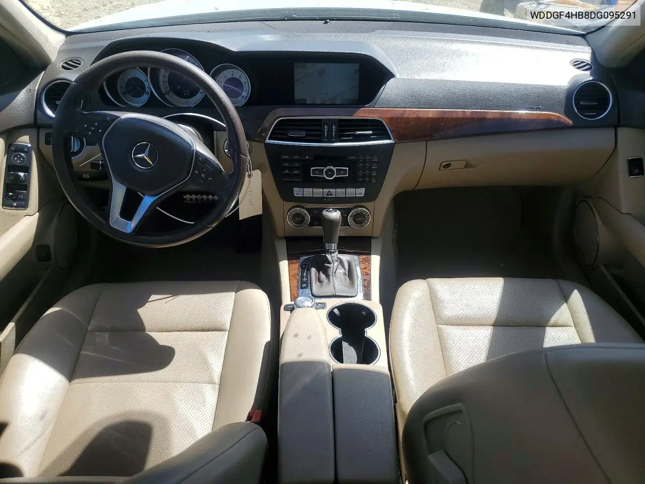 2013 Mercedes-Benz C 250 VIN: WDDGF4HB8DG095291 Lot: 60075346
