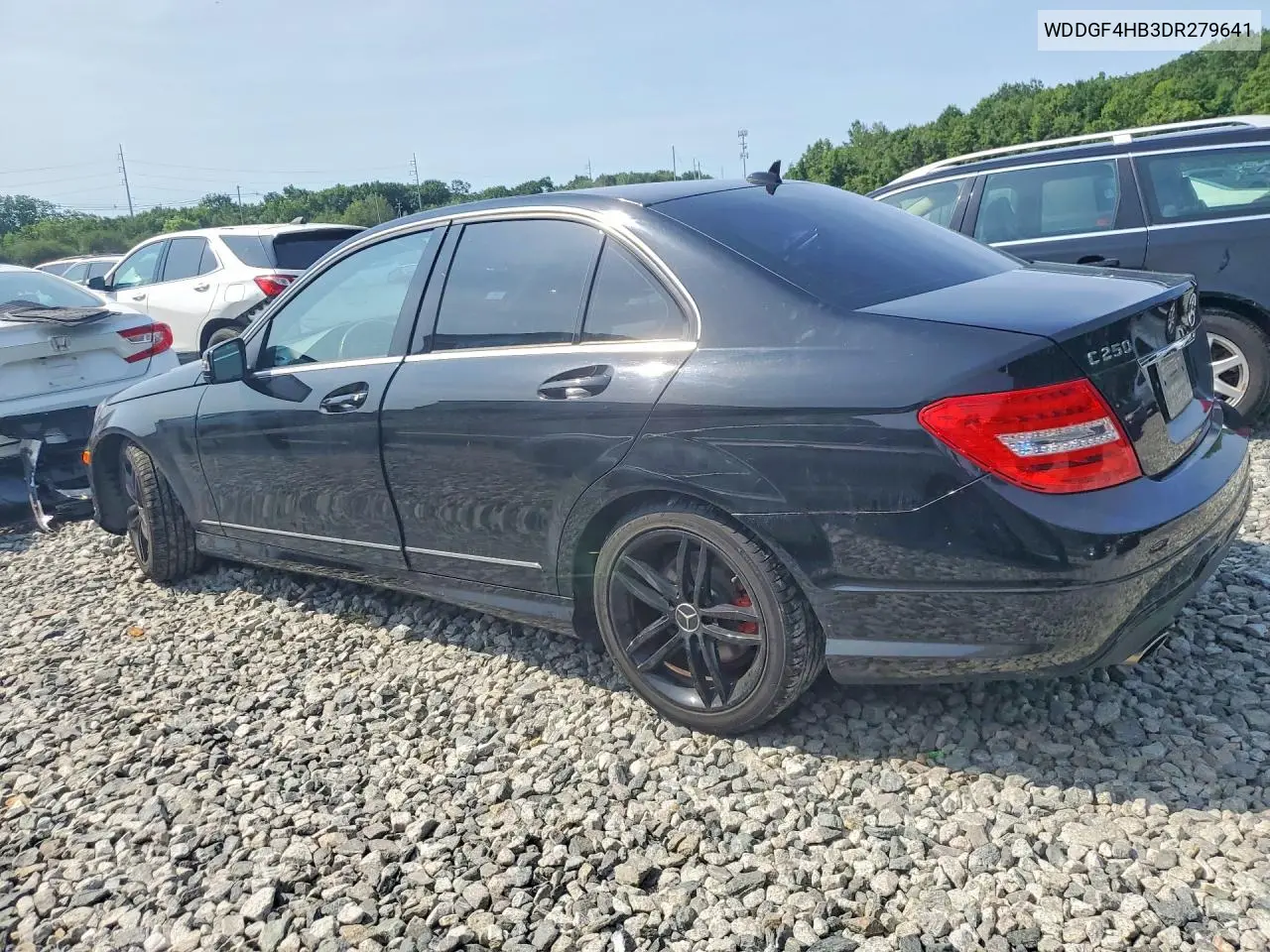 2013 Mercedes-Benz C 250 VIN: WDDGF4HB3DR279641 Lot: 61590616