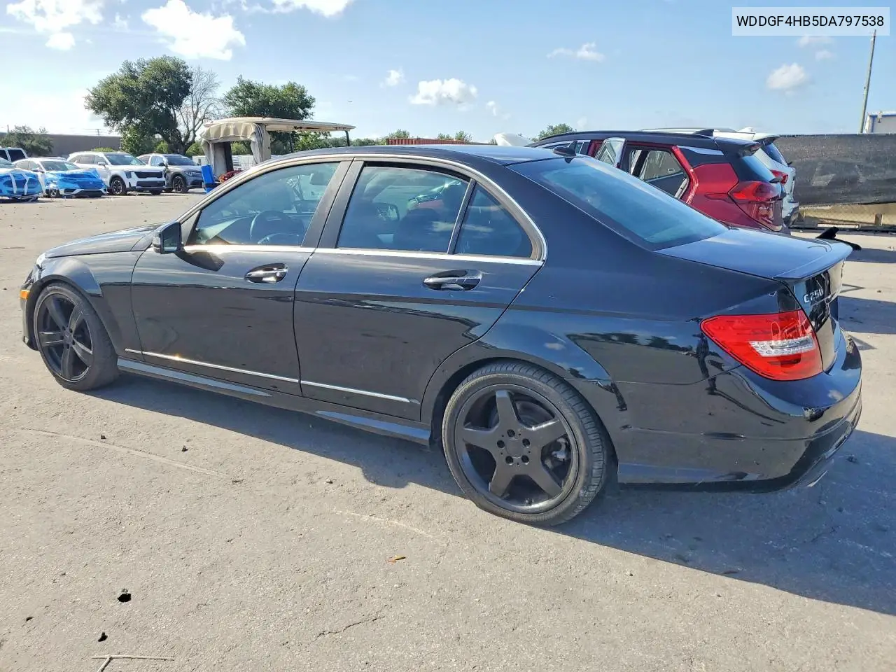 2013 Mercedes-Benz C 250 VIN: WDDGF4HB5DA797538 Lot: 61694306