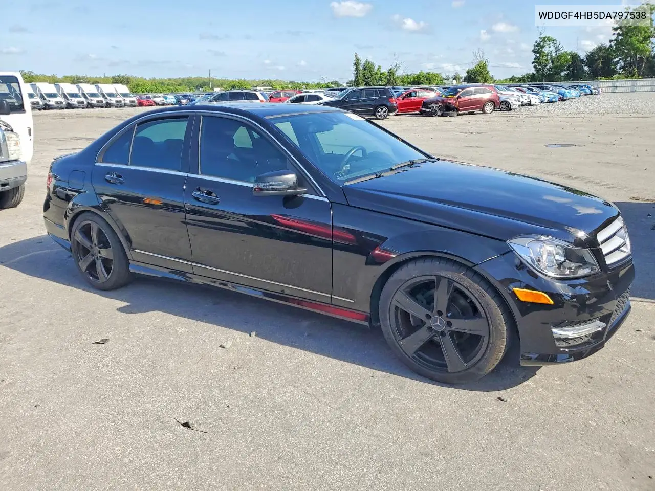 2013 Mercedes-Benz C 250 VIN: WDDGF4HB5DA797538 Lot: 61694306