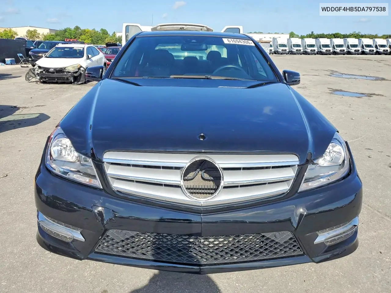 2013 Mercedes-Benz C 250 VIN: WDDGF4HB5DA797538 Lot: 61694306