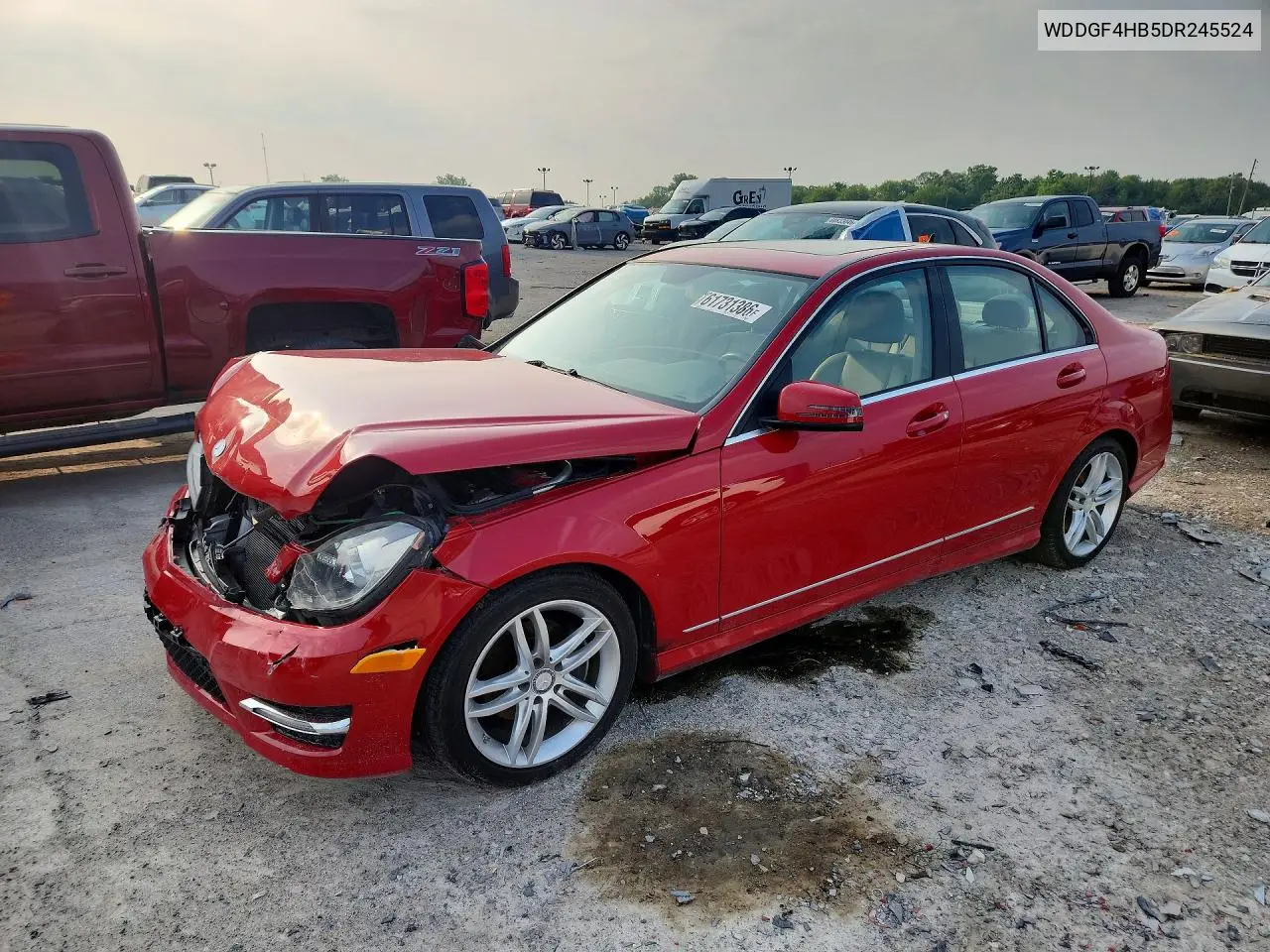 2013 Mercedes-Benz C 250 VIN: WDDGF4HB5DR245524 Lot: 61731386