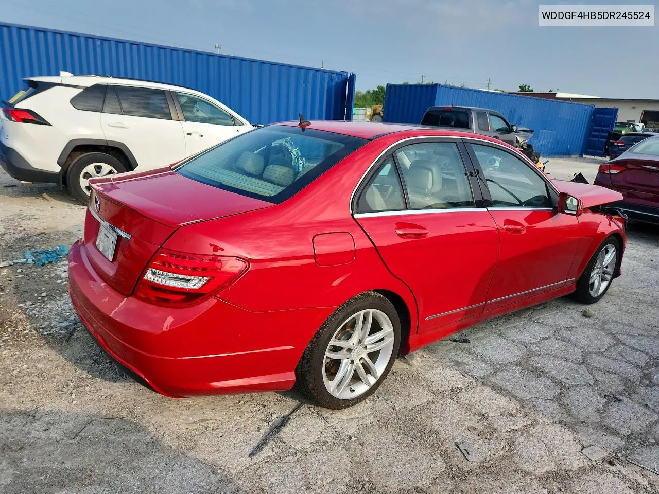 2013 Mercedes-Benz C 250 VIN: WDDGF4HB5DR245524 Lot: 61731386