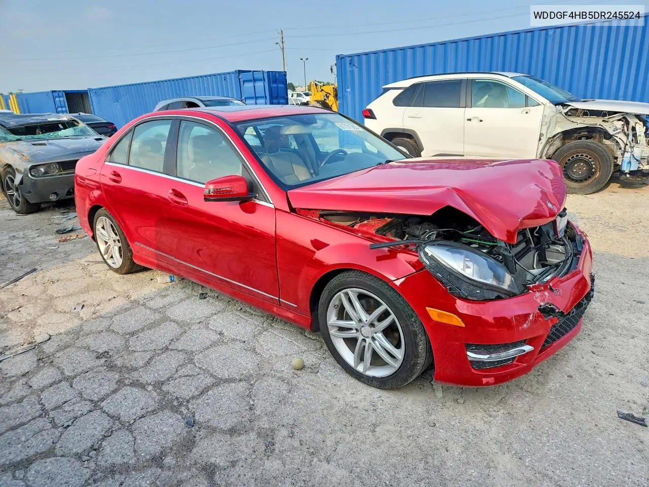 2013 Mercedes-Benz C 250 VIN: WDDGF4HB5DR245524 Lot: 61731386