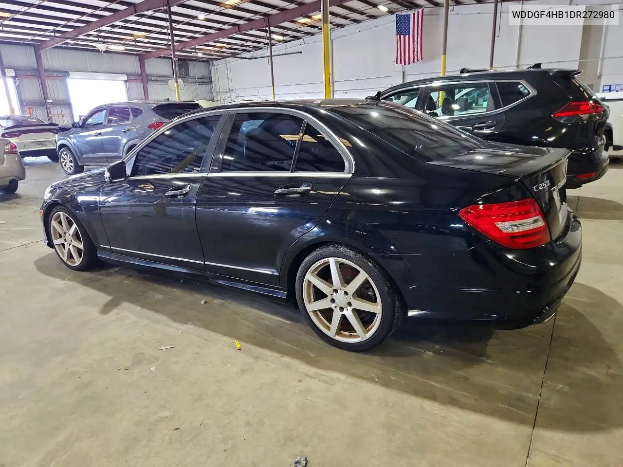2013 Mercedes-Benz C 250 VIN: WDDGF4HB1DR272980 Lot: 61807306