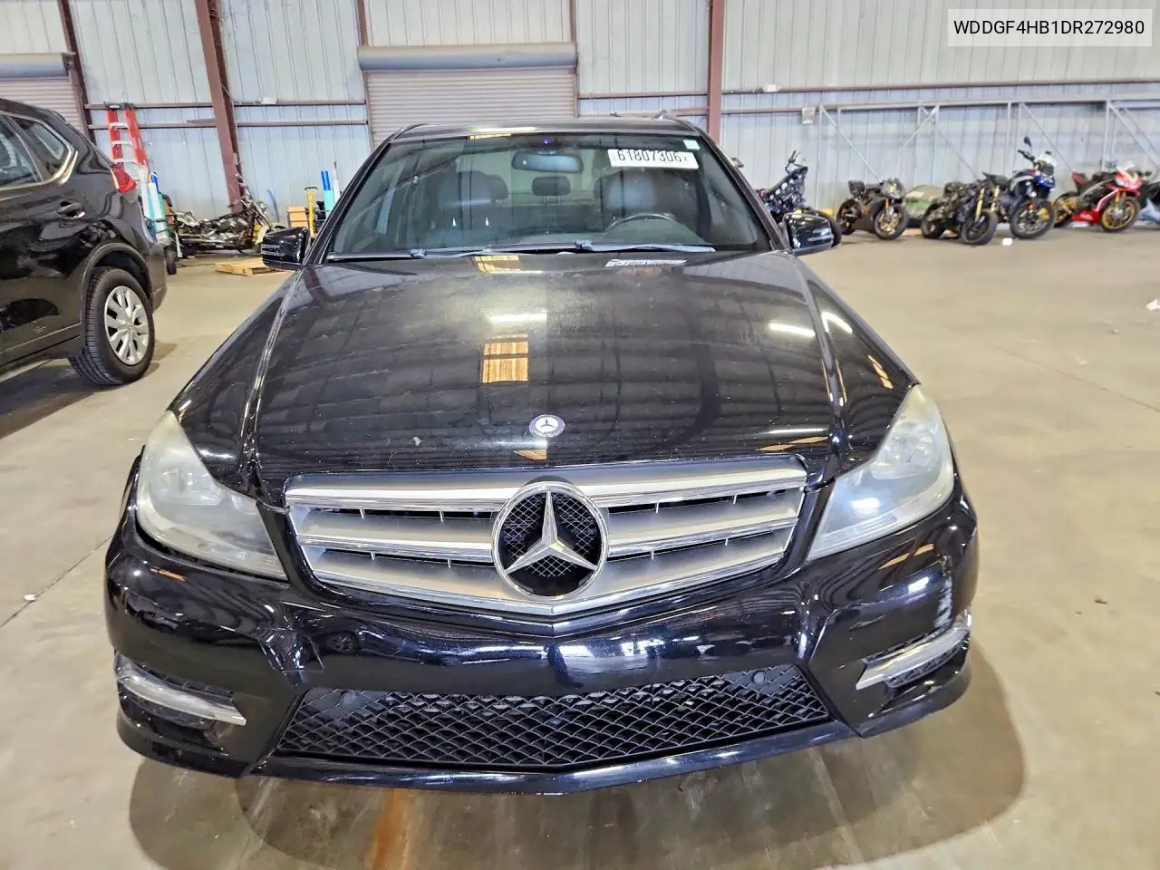 2013 Mercedes-Benz C 250 VIN: WDDGF4HB1DR272980 Lot: 61807306