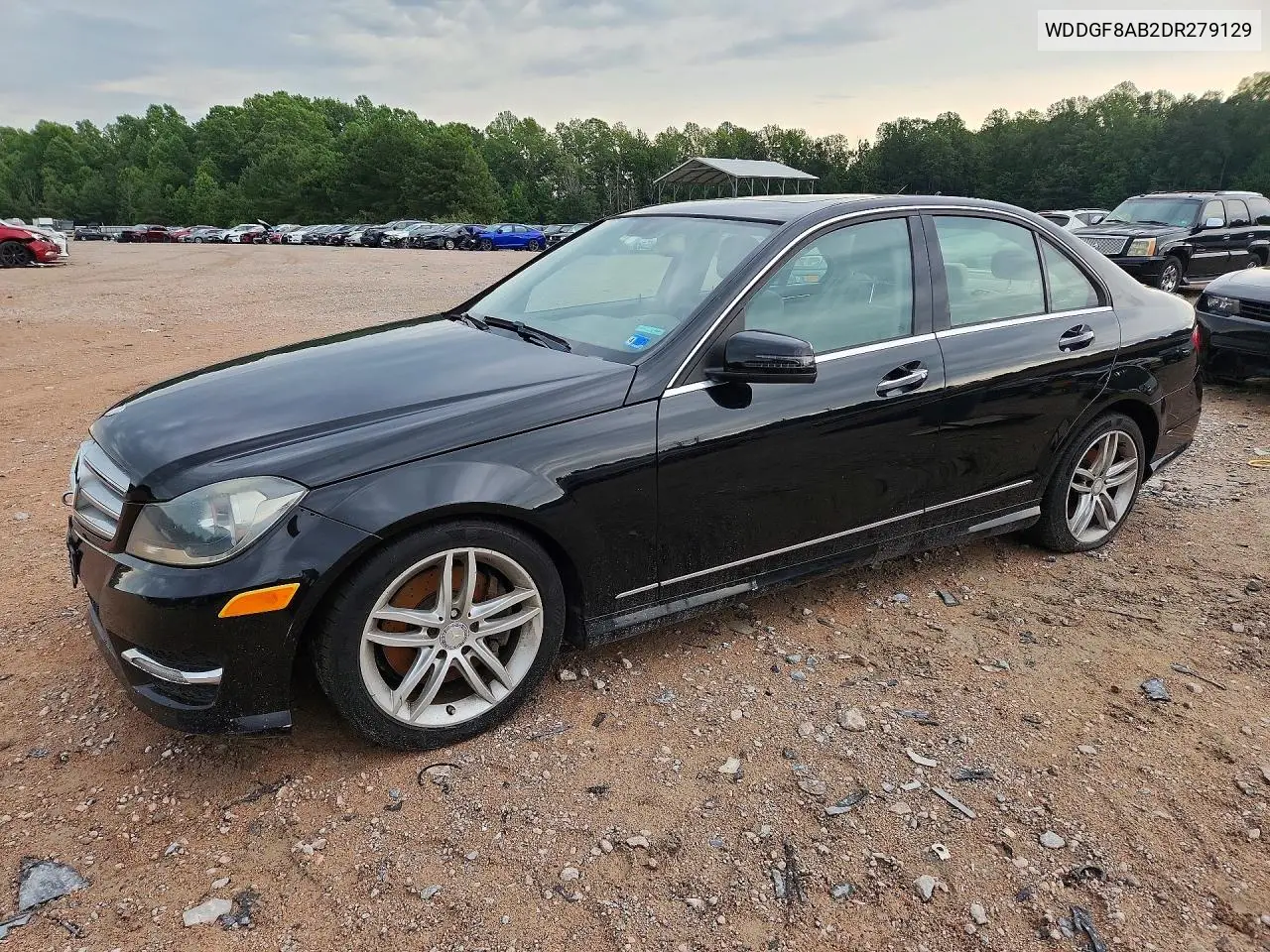 2013 Mercedes-Benz C 300 4Matic VIN: WDDGF8AB2DR279129 Lot: 61957446