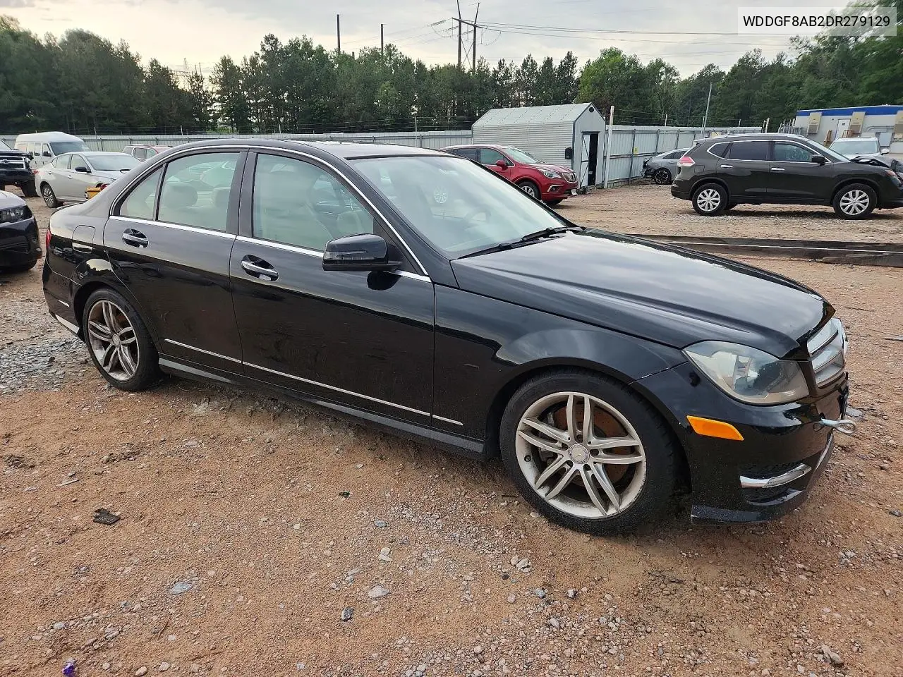 2013 Mercedes-Benz C 300 4Matic VIN: WDDGF8AB2DR279129 Lot: 61957446