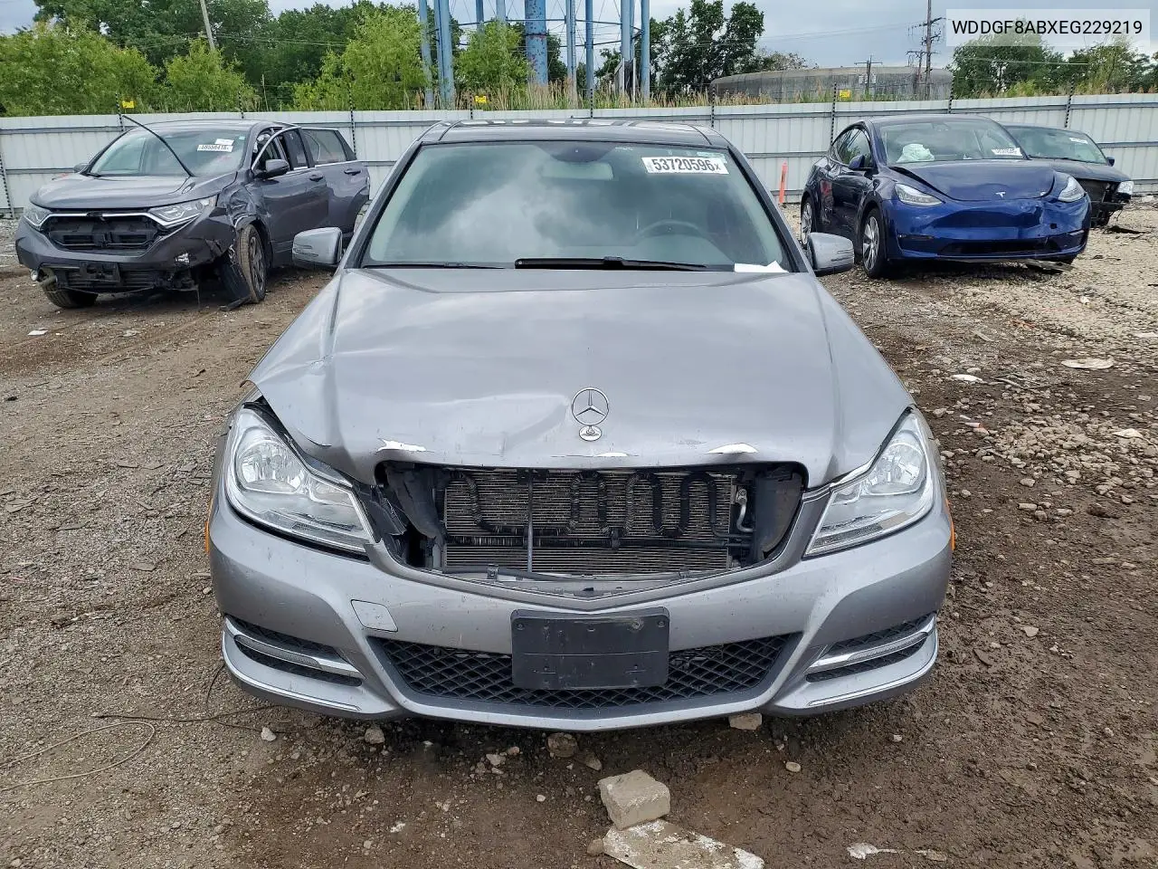 2014 Mercedes-Benz C 300 4Matic VIN: WDDGF8ABXEG229219 Lot: 53720596