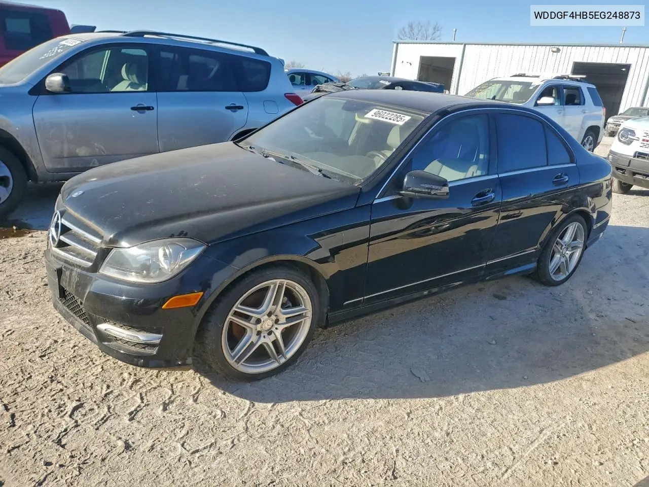 WDDGF4HB5EG248873 2014 Mercedes-Benz C Class