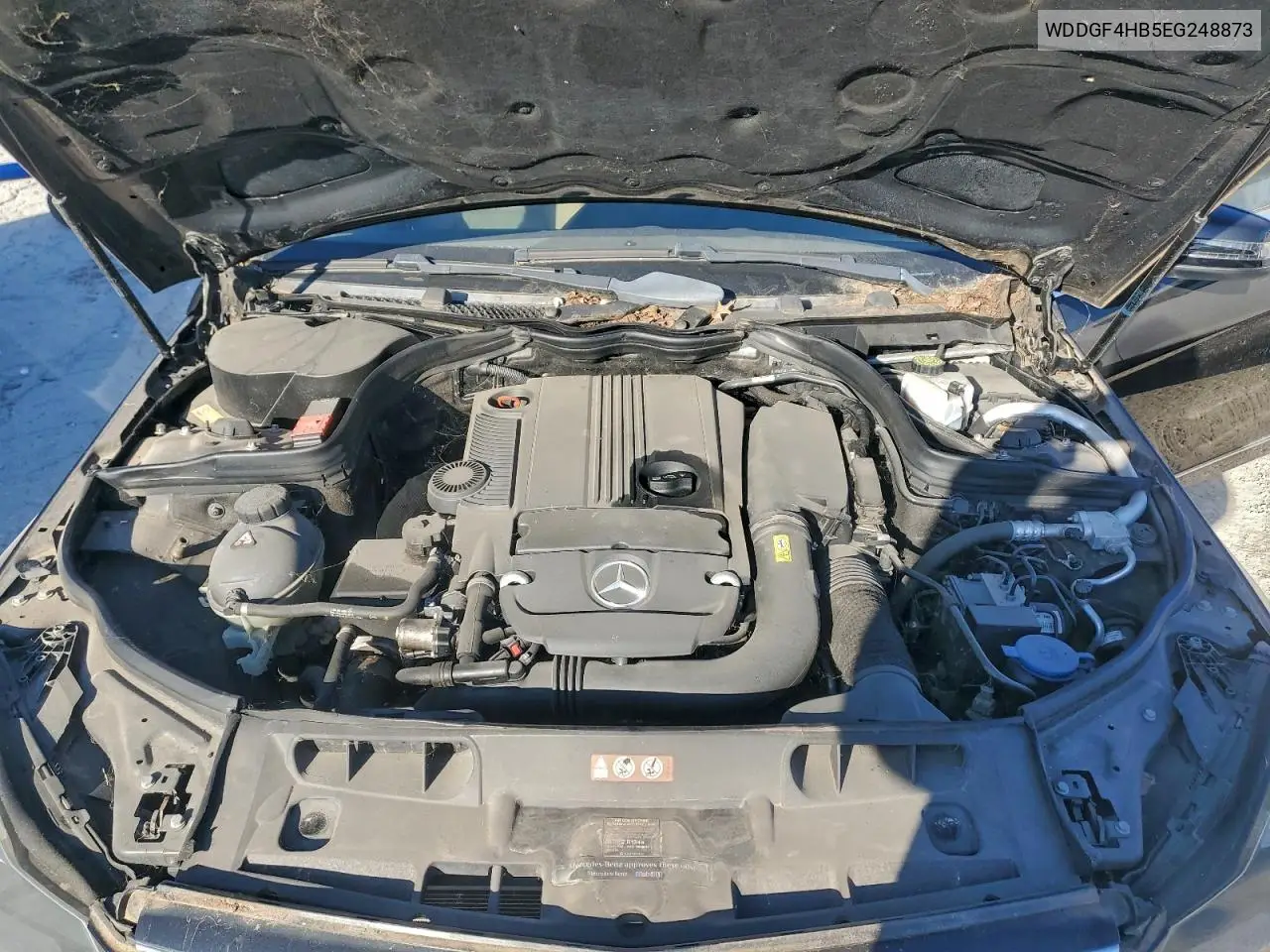 WDDGF4HB5EG248873 2014 Mercedes-Benz C Class