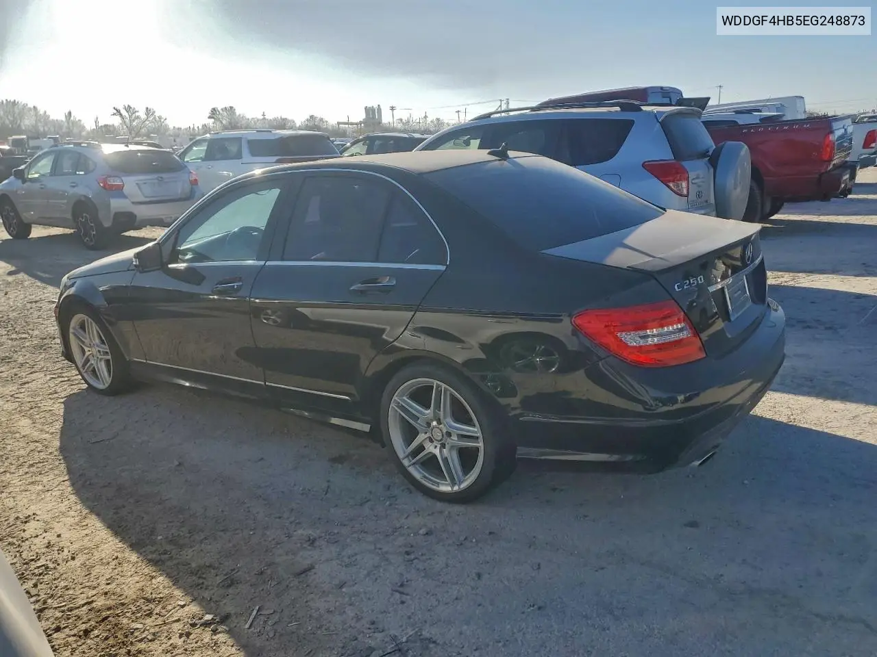 WDDGF4HB5EG248873 2014 Mercedes-Benz C Class