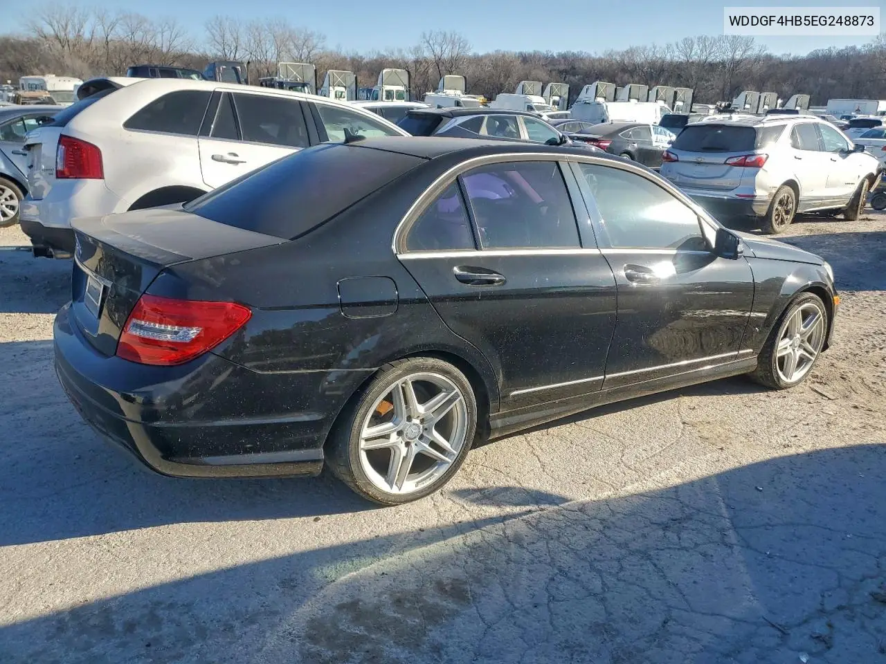 WDDGF4HB5EG248873 2014 Mercedes-Benz C Class