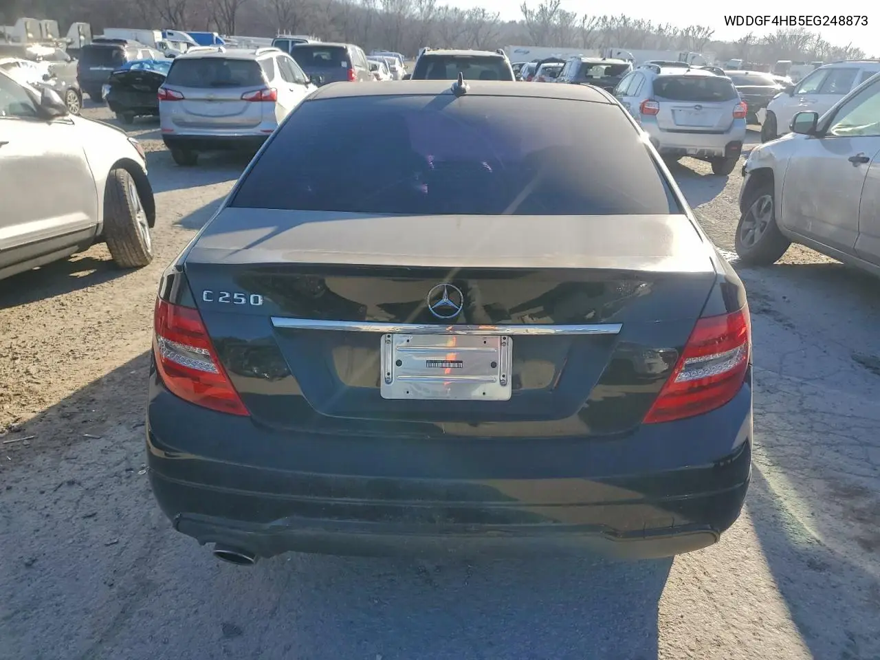 WDDGF4HB5EG248873 2014 Mercedes-Benz C Class