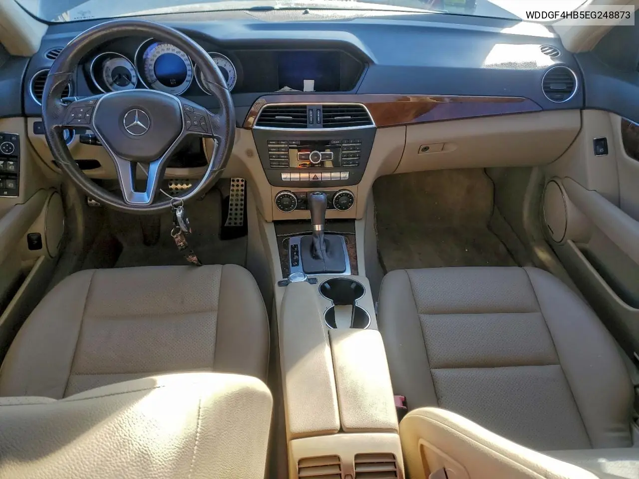 WDDGF4HB5EG248873 2014 Mercedes-Benz C Class