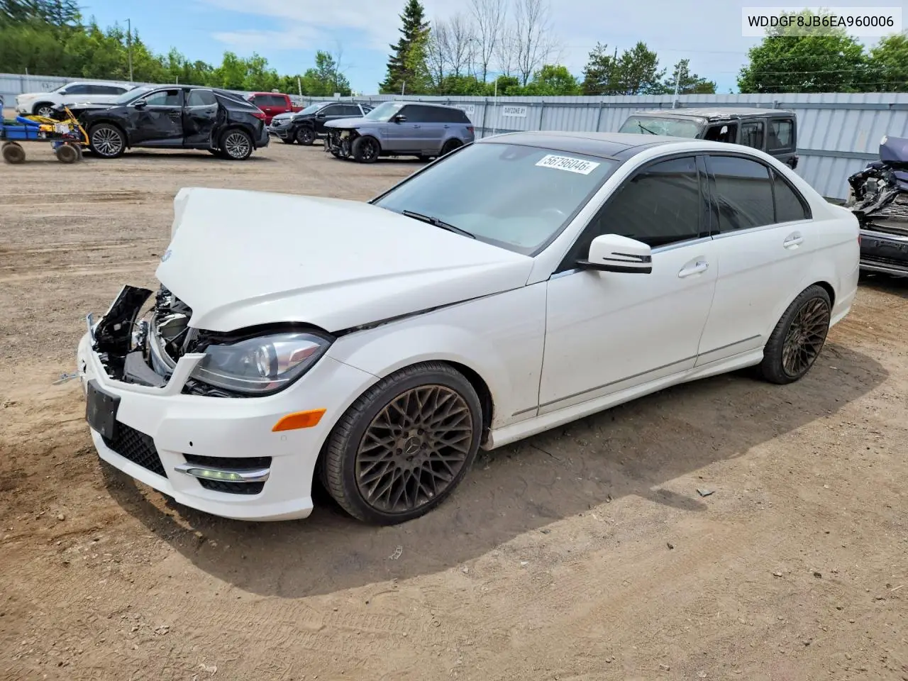 WDDGF8JB6EA960006 2014 Mercedes-Benz C 350 4Matic