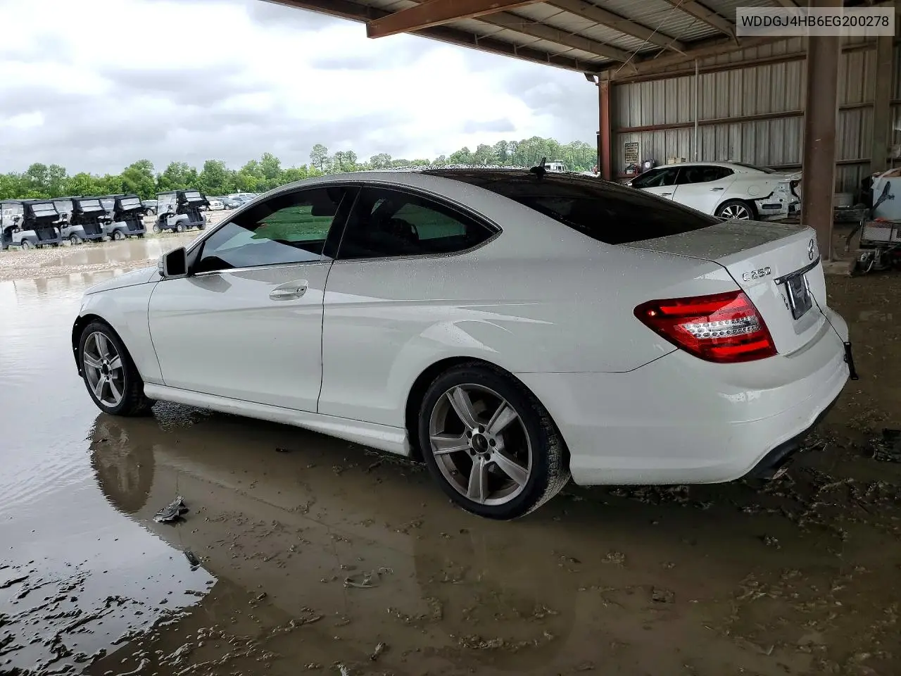 2014 Mercedes-Benz C 250 VIN: WDDGJ4HB6EG200278 Lot: 57400596