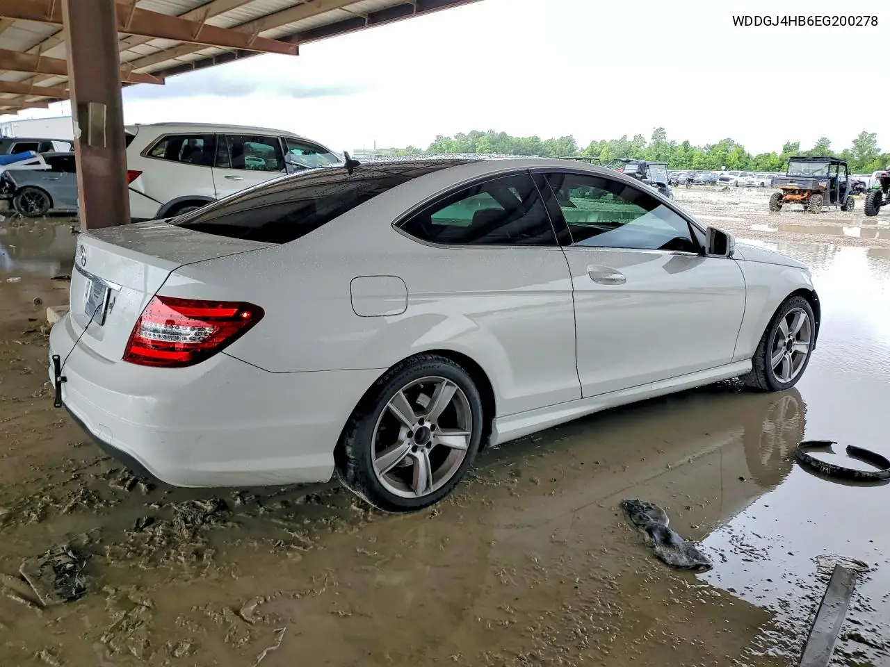 2014 Mercedes-Benz C 250 VIN: WDDGJ4HB6EG200278 Lot: 57400596