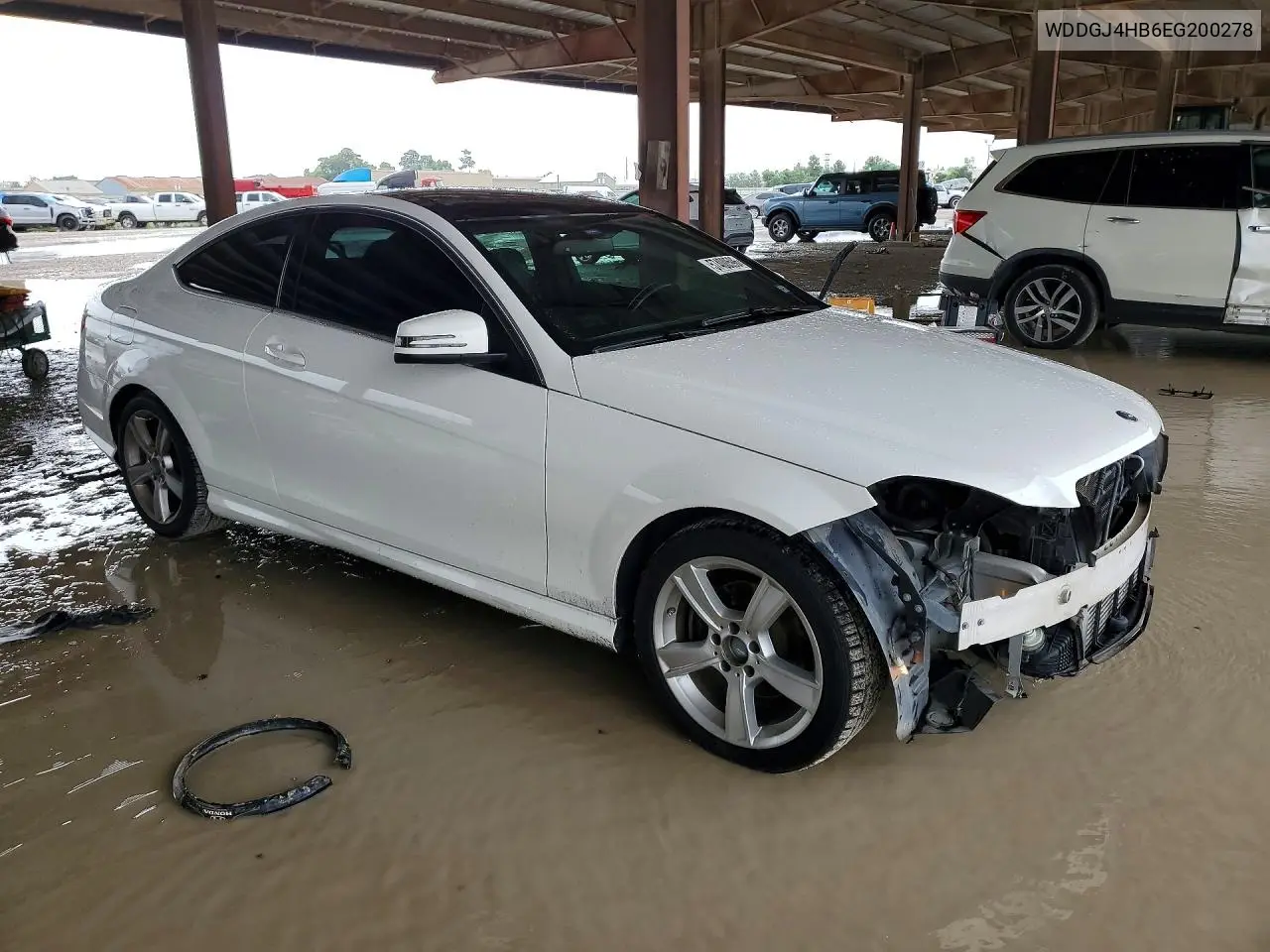 2014 Mercedes-Benz C 250 VIN: WDDGJ4HB6EG200278 Lot: 57400596