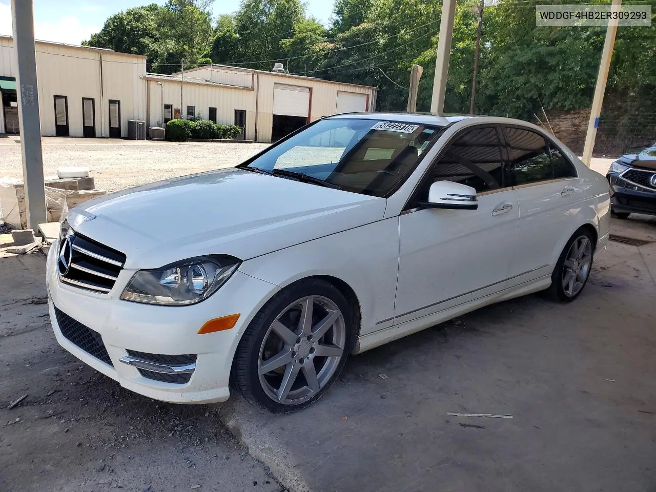 2014 Mercedes-Benz C 250 VIN: WDDGF4HB2ER309293 Lot: 58222316