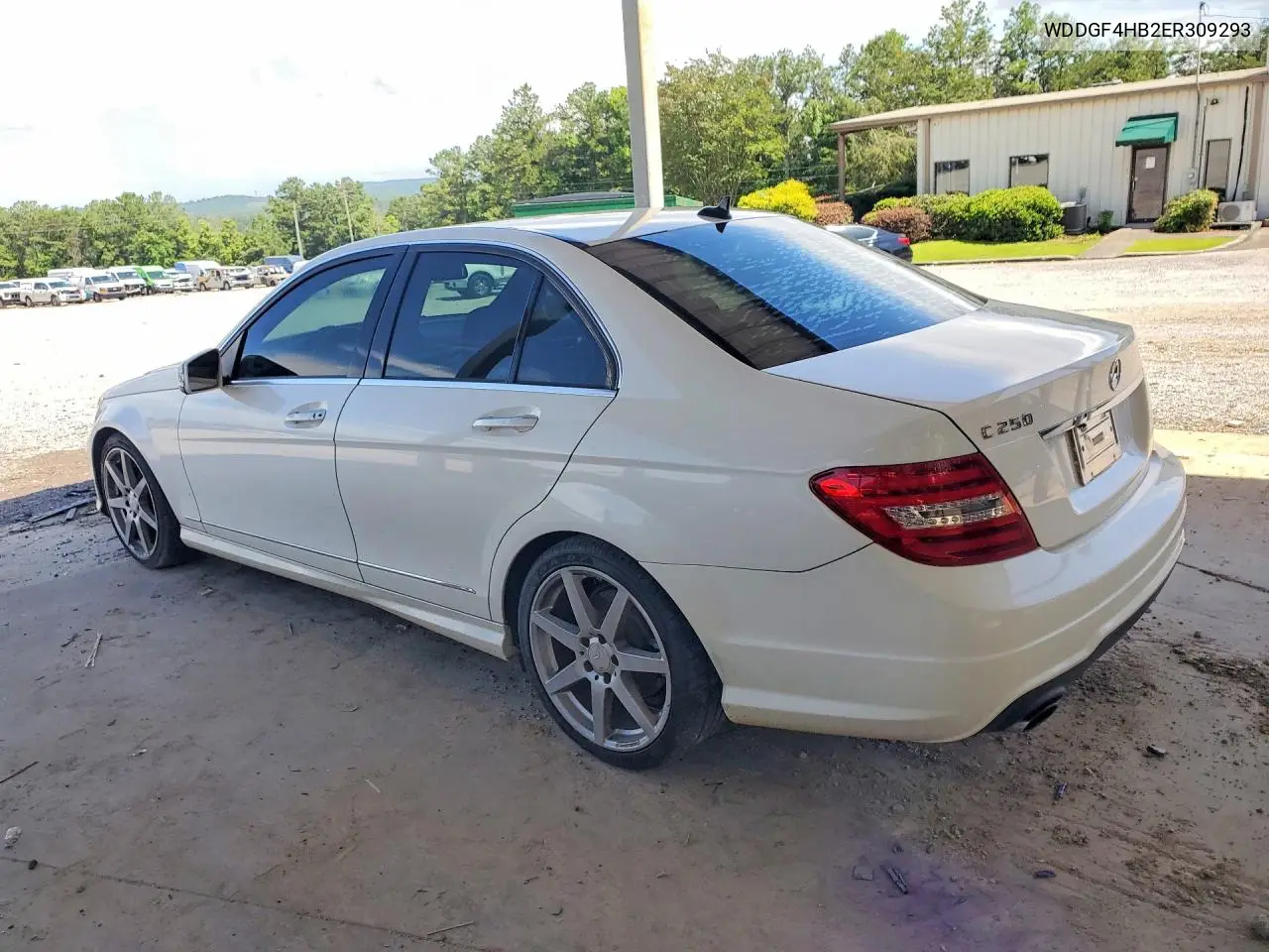2014 Mercedes-Benz C 250 VIN: WDDGF4HB2ER309293 Lot: 58222316