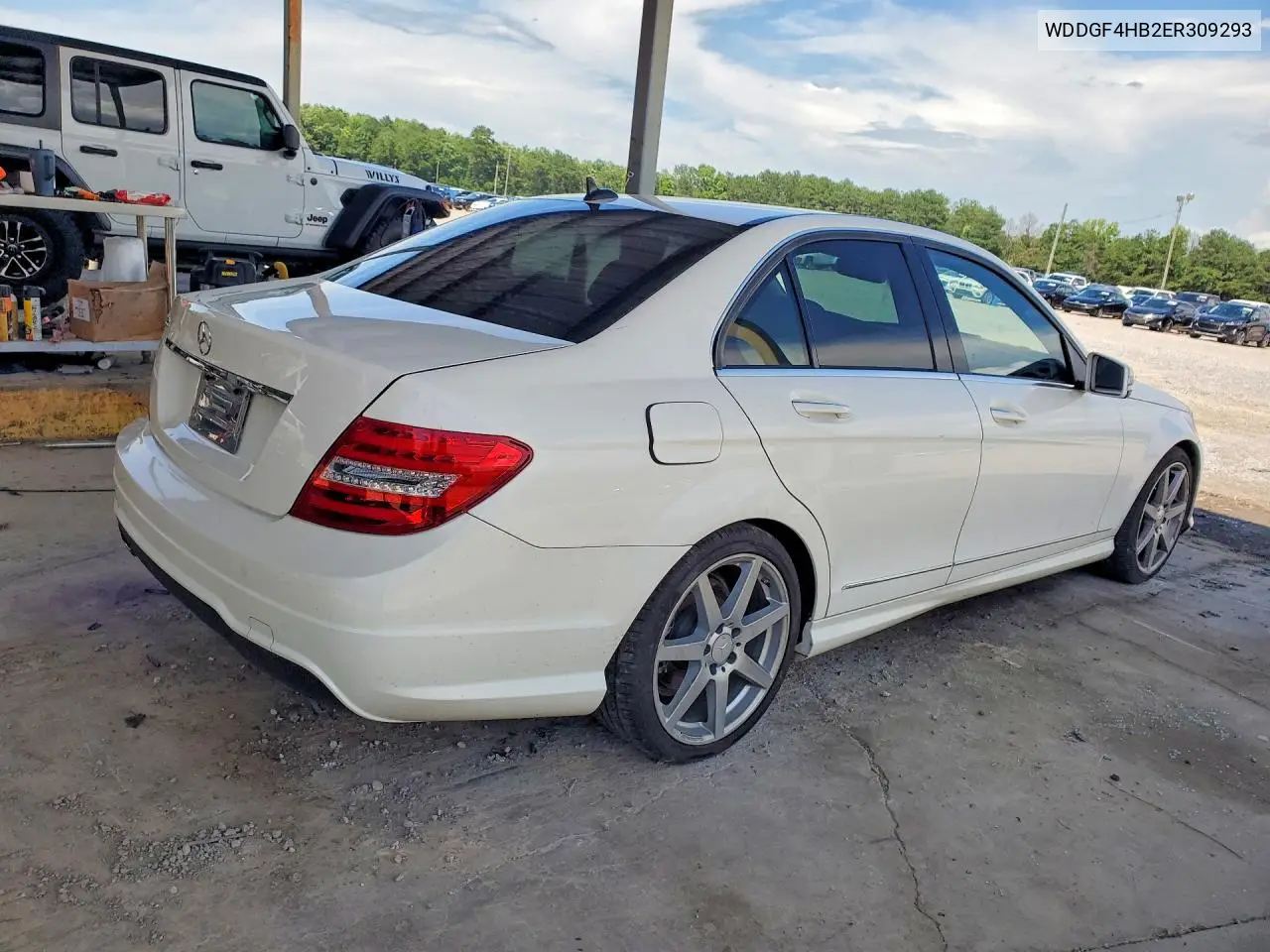 2014 Mercedes-Benz C 250 VIN: WDDGF4HB2ER309293 Lot: 58222316