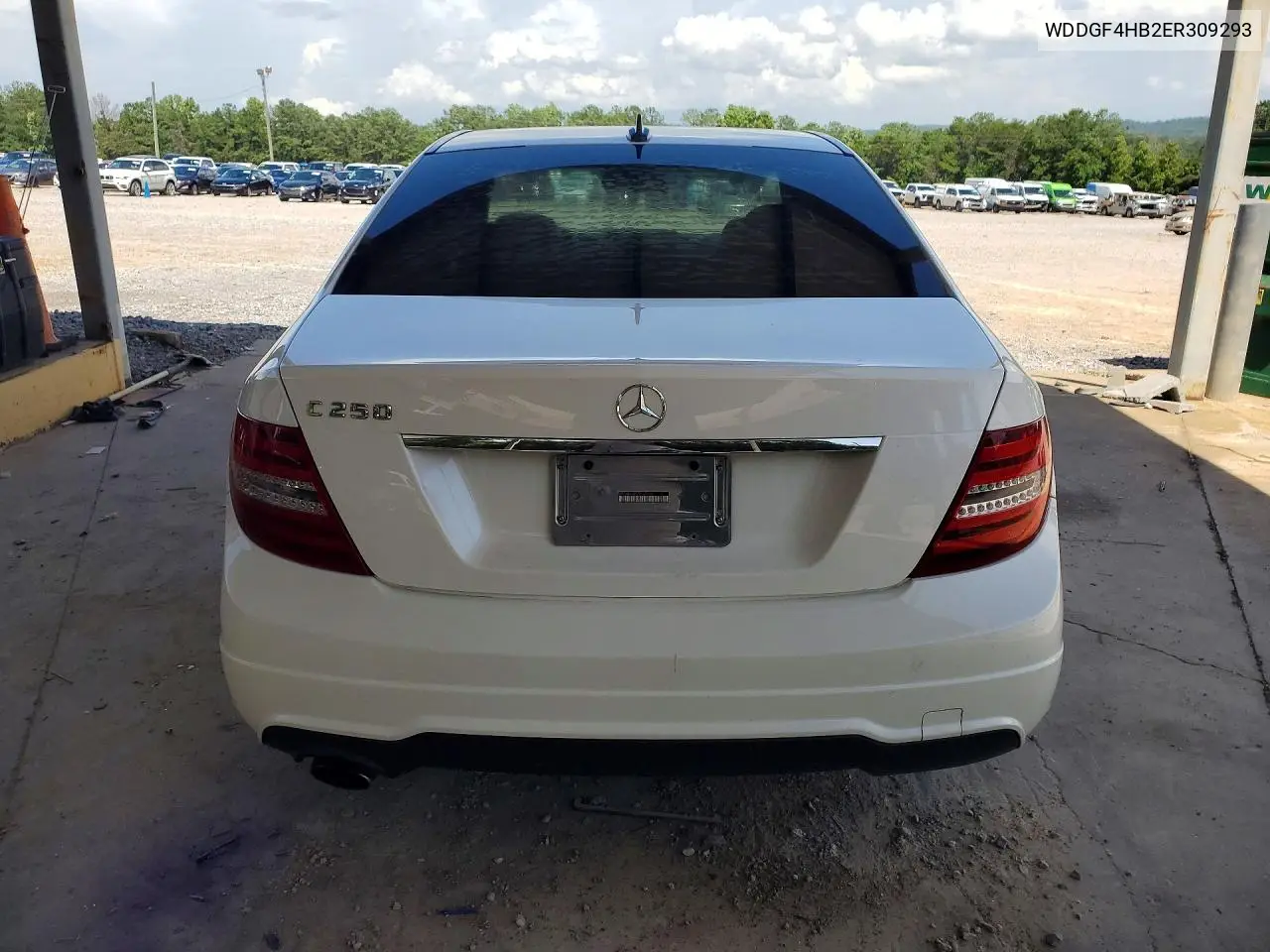2014 Mercedes-Benz C 250 VIN: WDDGF4HB2ER309293 Lot: 58222316