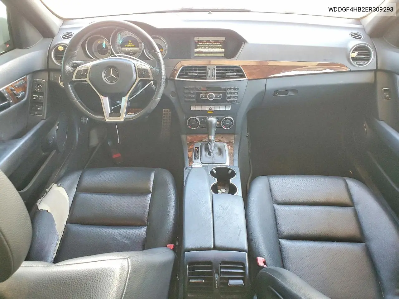 2014 Mercedes-Benz C 250 VIN: WDDGF4HB2ER309293 Lot: 58222316