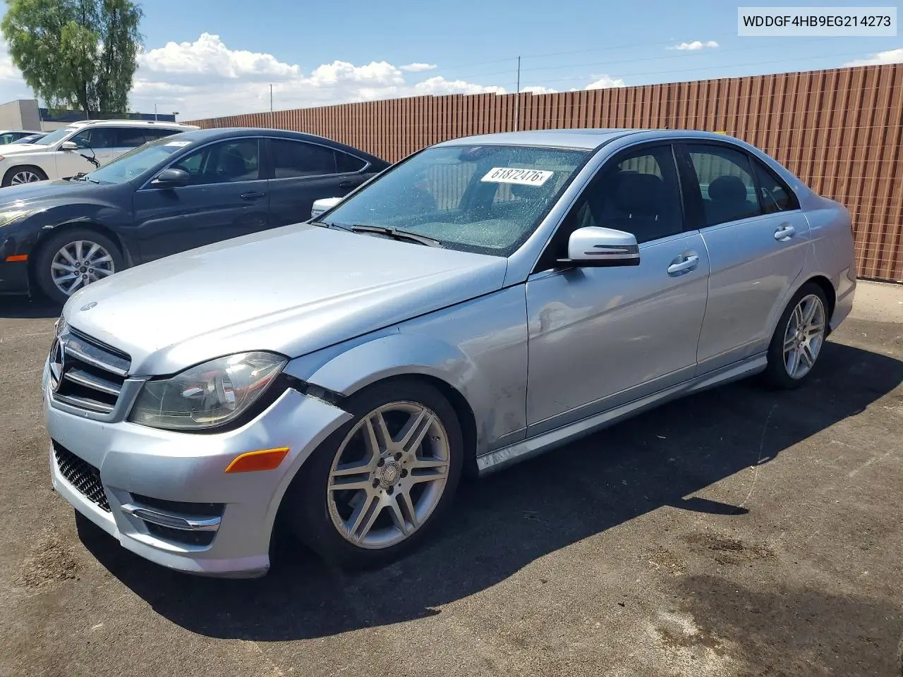 2014 Mercedes-Benz C 250 VIN: WDDGF4HB9EG214273 Lot: 61872476