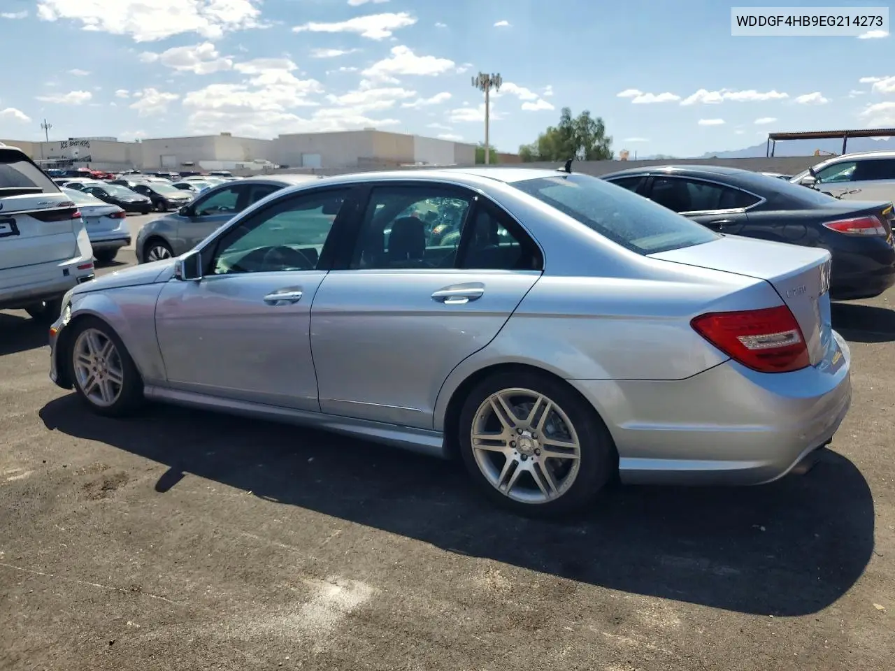 2014 Mercedes-Benz C 250 VIN: WDDGF4HB9EG214273 Lot: 61872476