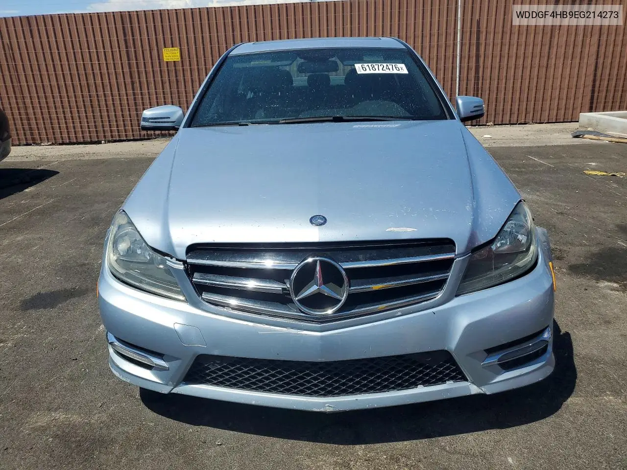 2014 Mercedes-Benz C 250 VIN: WDDGF4HB9EG214273 Lot: 61872476