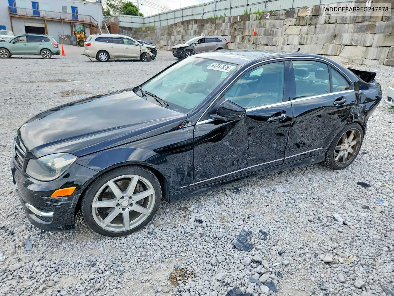2014 Mercedes-Benz C 300 4Matic VIN: WDDGF8AB9EG247873 Lot: 61937836