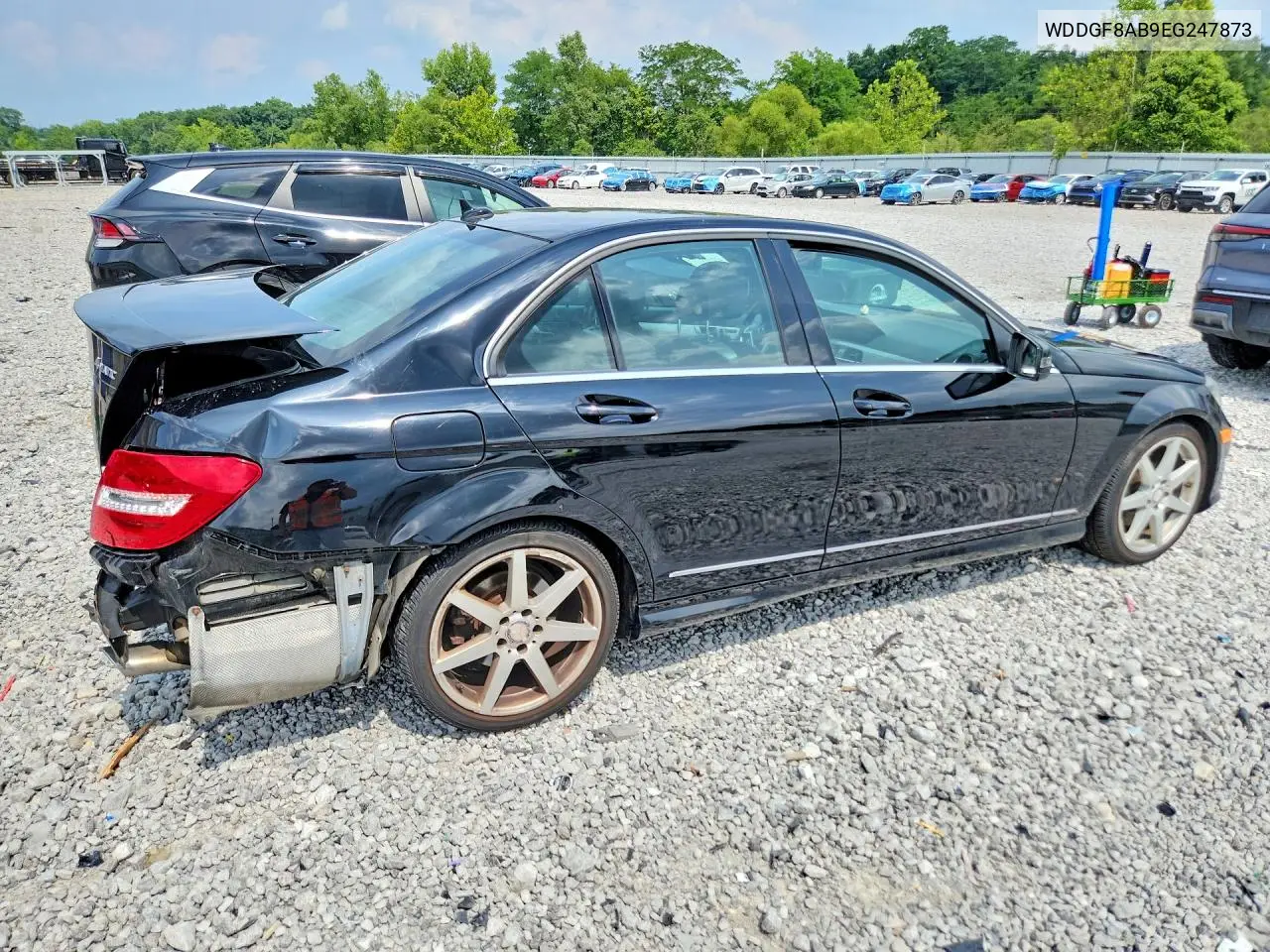 2014 Mercedes-Benz C 300 4Matic VIN: WDDGF8AB9EG247873 Lot: 61937836