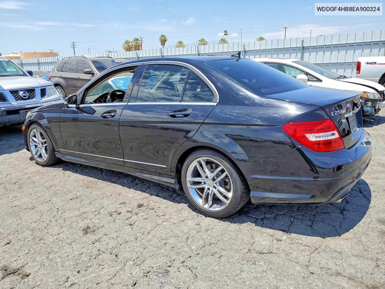 2014 Mercedes-Benz C 250 VIN: WDDGF4HB8EA900324 Lot: 62243266