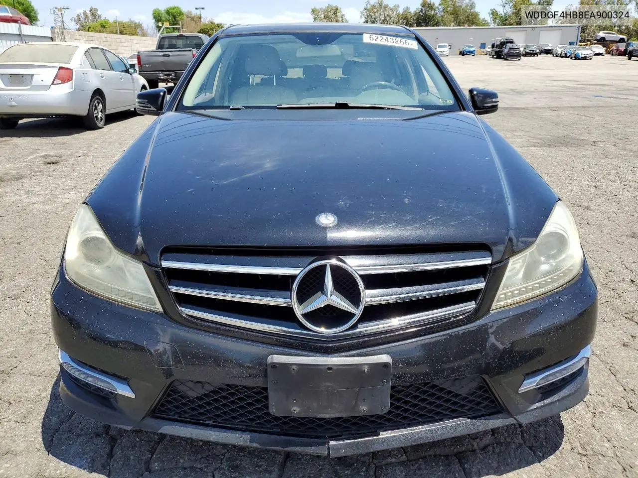 2014 Mercedes-Benz C 250 VIN: WDDGF4HB8EA900324 Lot: 62243266