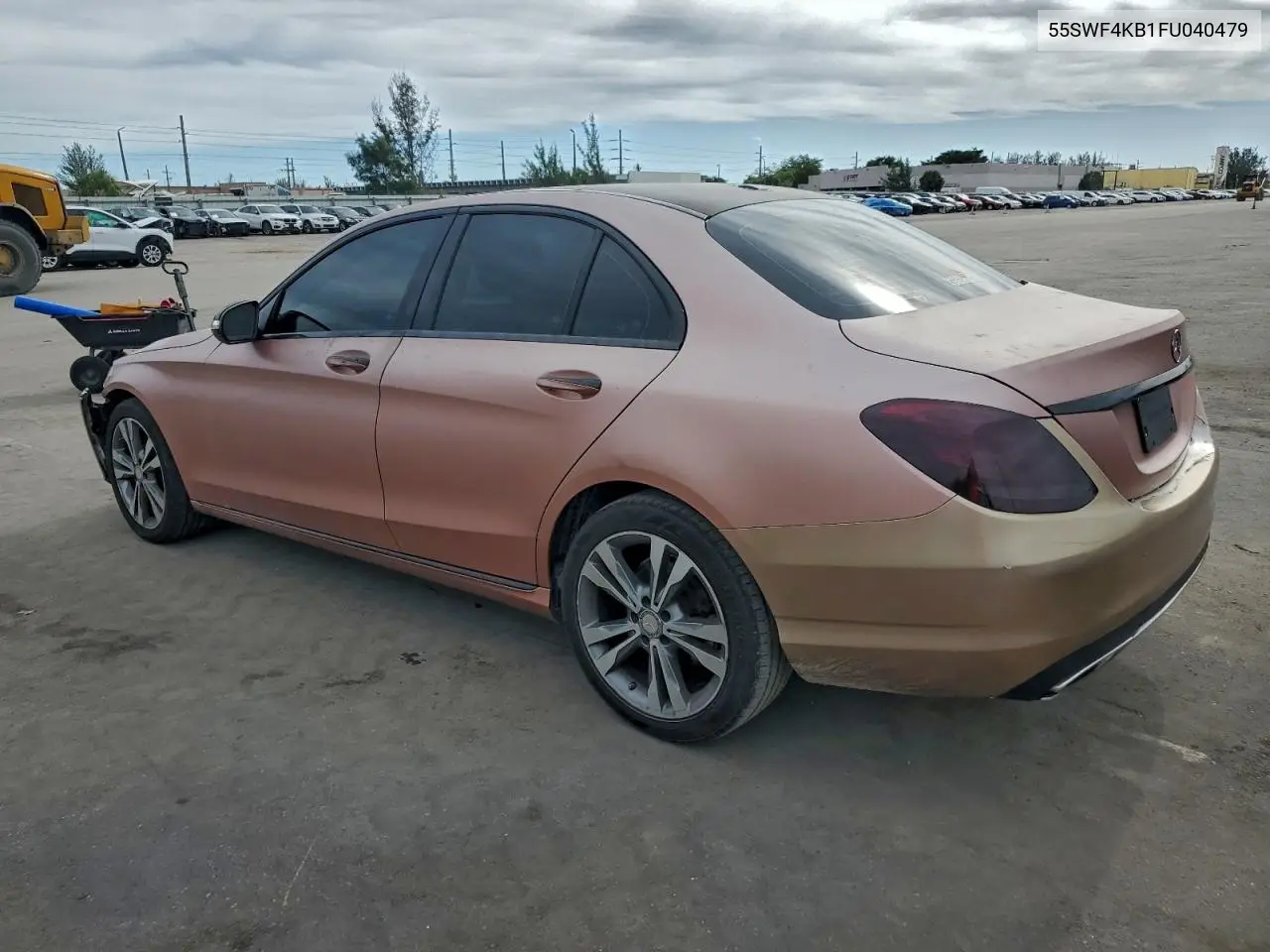55SWF4KB1FU040479 2015 Mercedes-Benz C 300 4Matic