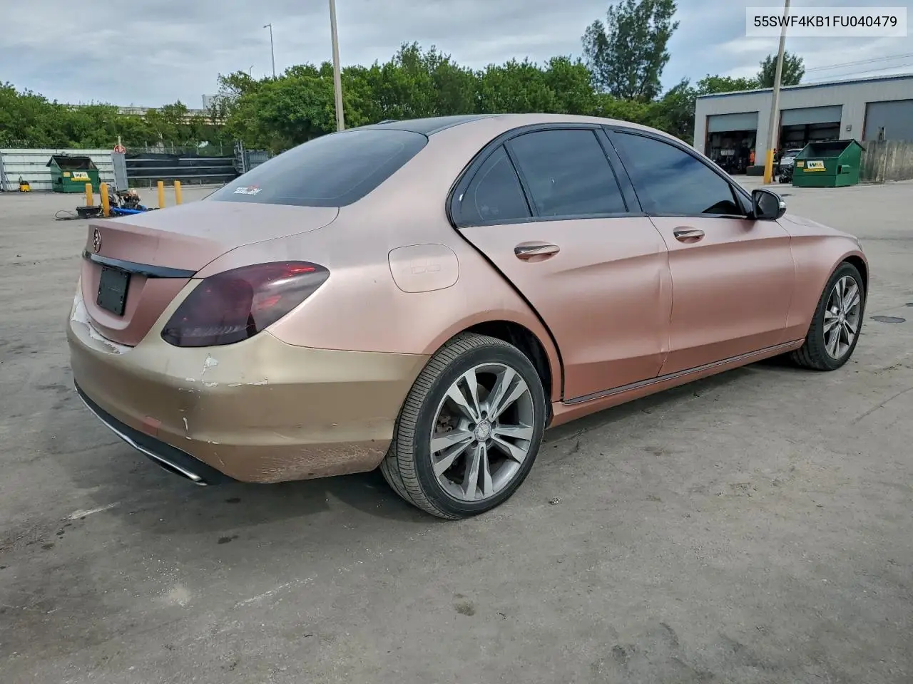 55SWF4KB1FU040479 2015 Mercedes-Benz C 300 4Matic