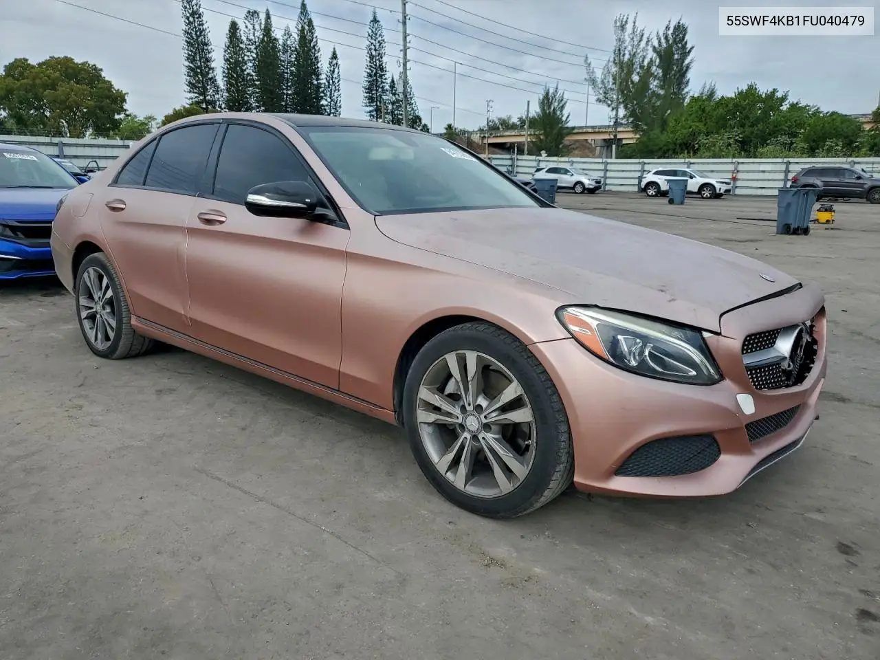 55SWF4KB1FU040479 2015 Mercedes-Benz C 300 4Matic