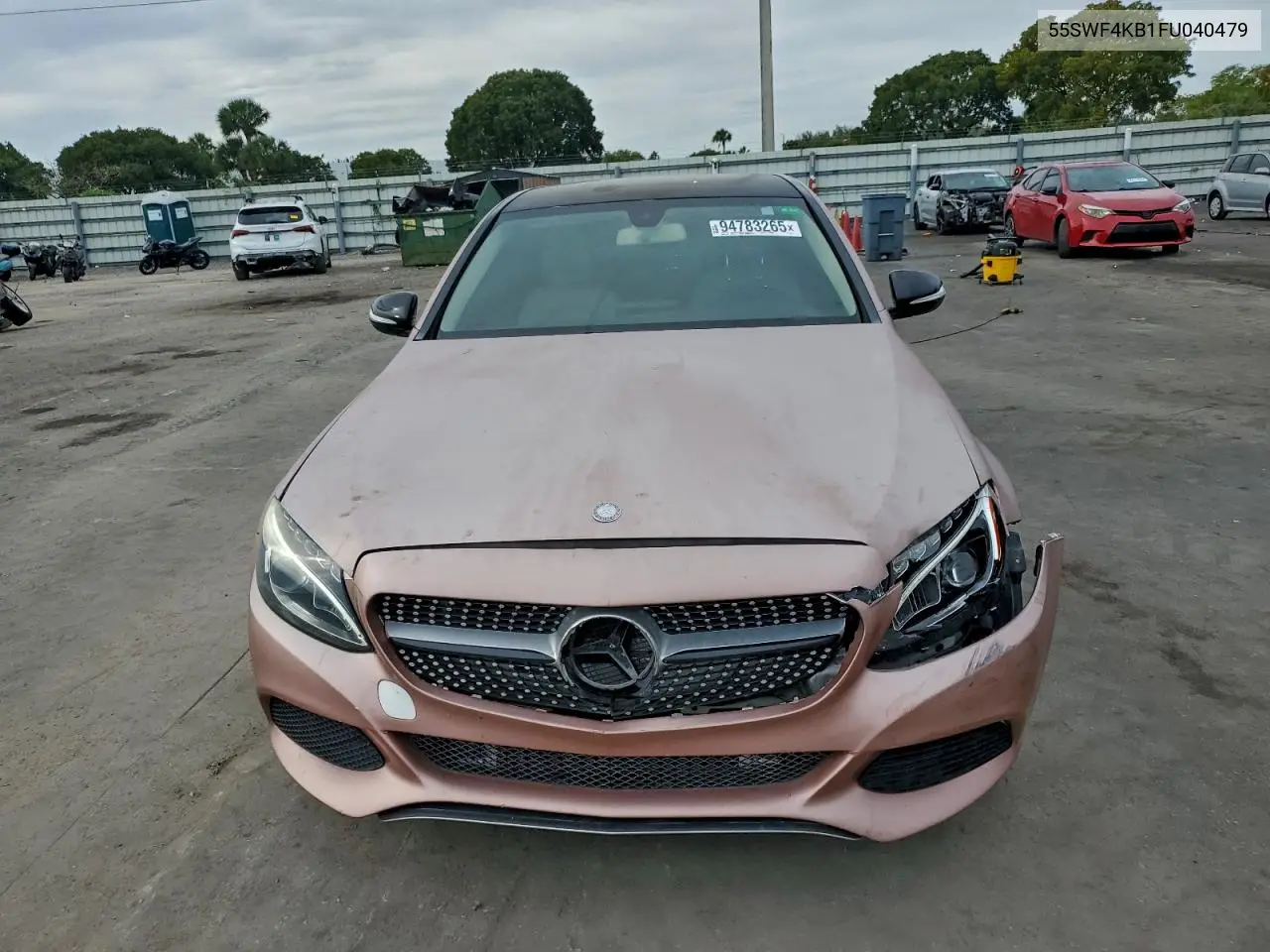 55SWF4KB1FU040479 2015 Mercedes-Benz C 300 4Matic