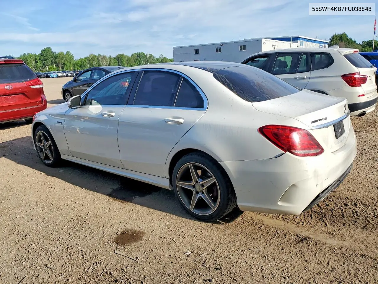 2015 Mercedes-Benz C 300 4Matic VIN: 55SWF4KB7FU038848 Lot: 56761076