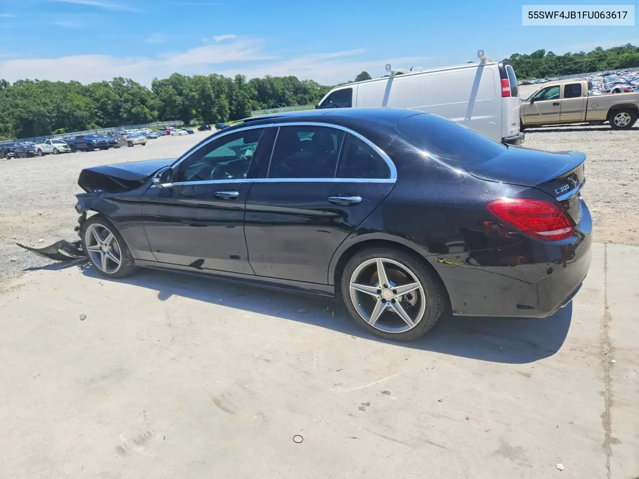 2015 Mercedes-Benz C 300 VIN: 55SWF4JB1FU063617 Lot: 58101436
