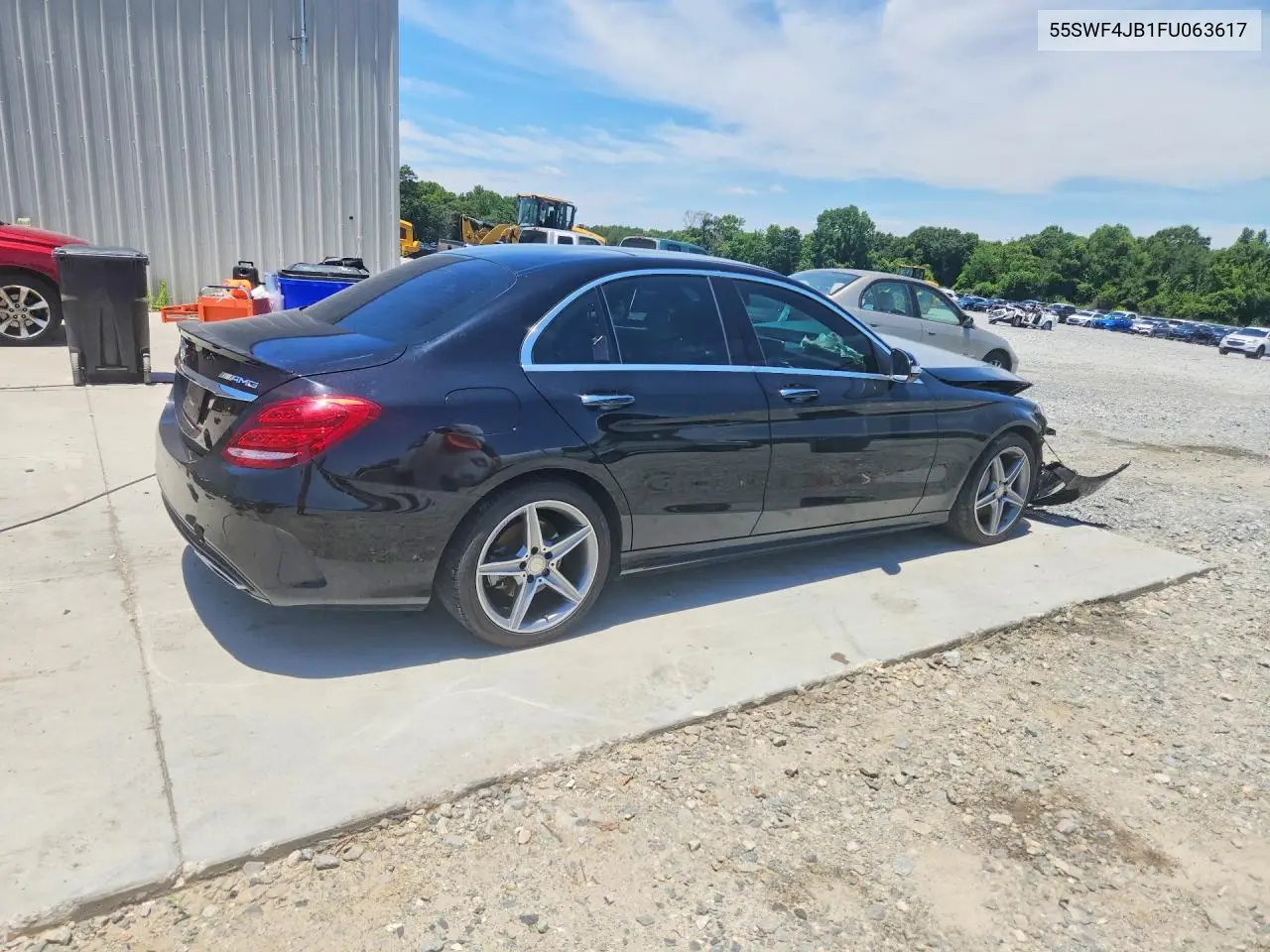 2015 Mercedes-Benz C 300 VIN: 55SWF4JB1FU063617 Lot: 58101436