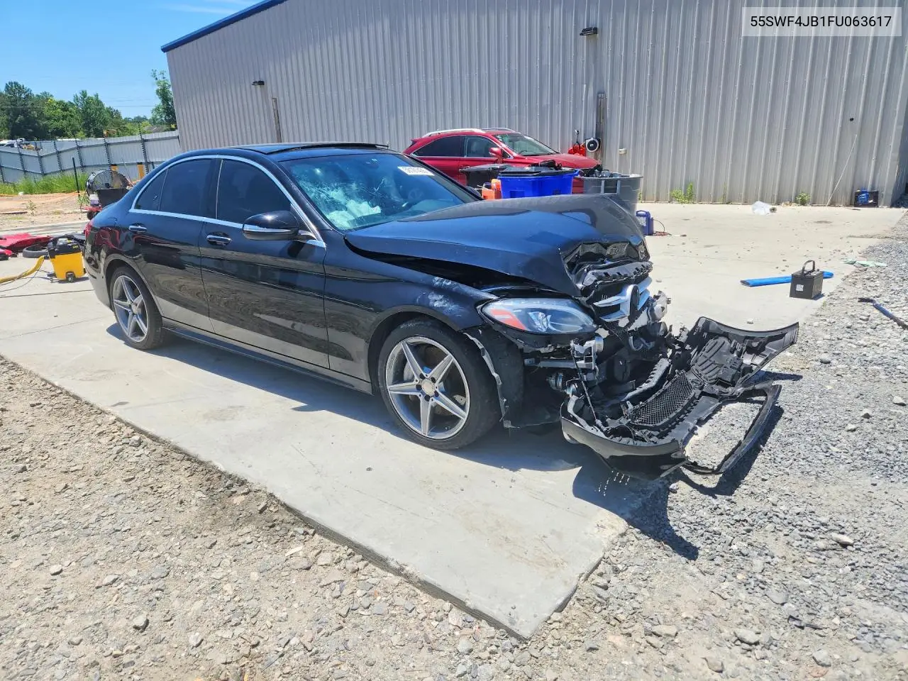 2015 Mercedes-Benz C 300 VIN: 55SWF4JB1FU063617 Lot: 58101436