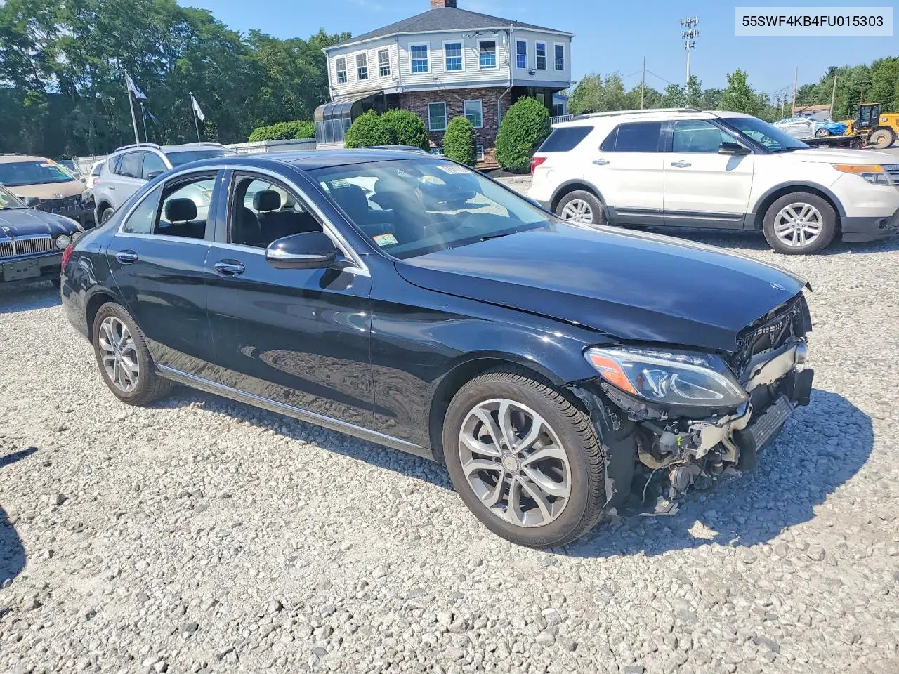 2015 Mercedes-Benz C 300 4Matic VIN: 55SWF4KB4FU015303 Lot: 60362036