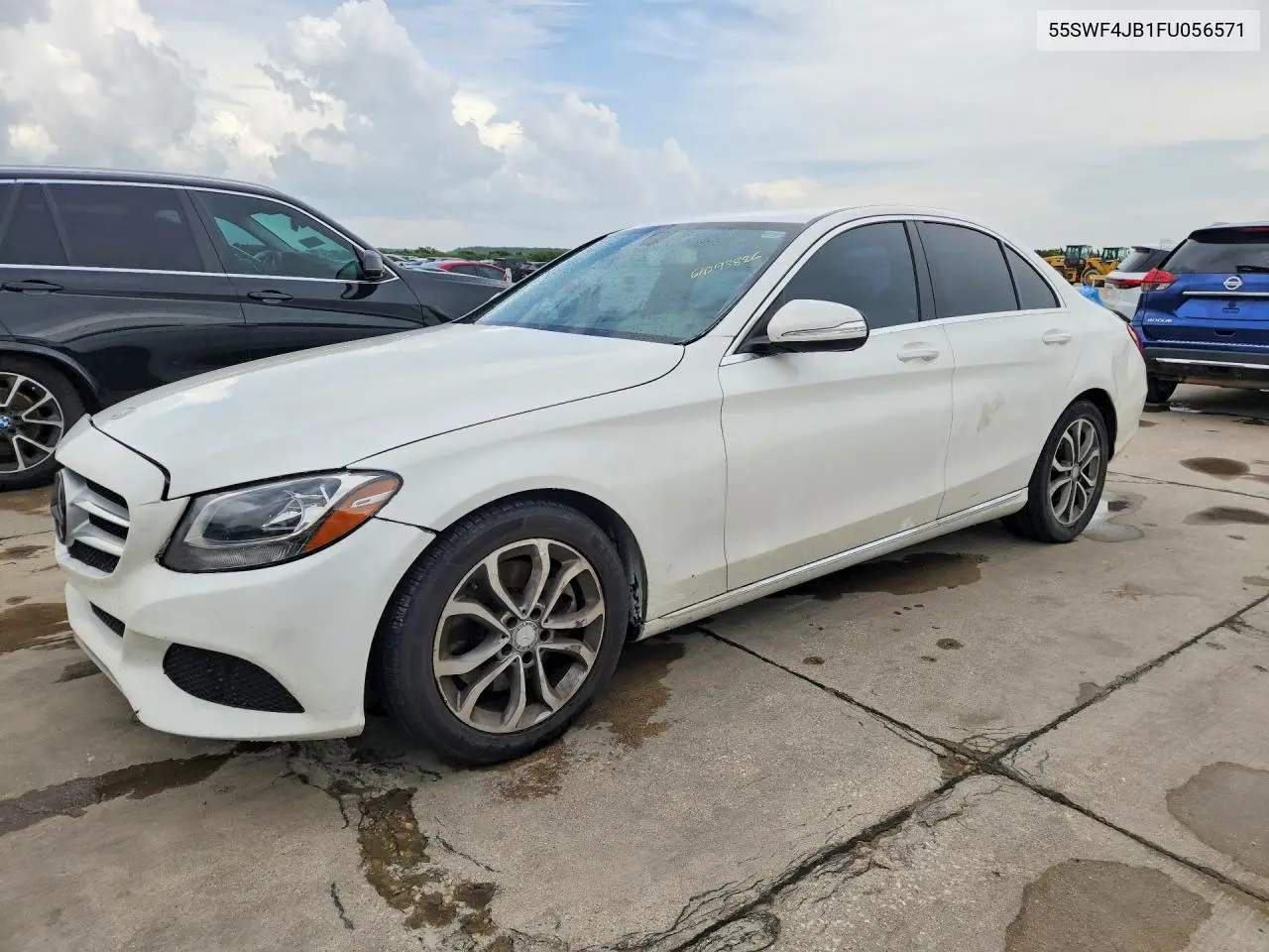 2015 Mercedes-Benz C 300 VIN: 55SWF4JB1FU056571 Lot: 61093826