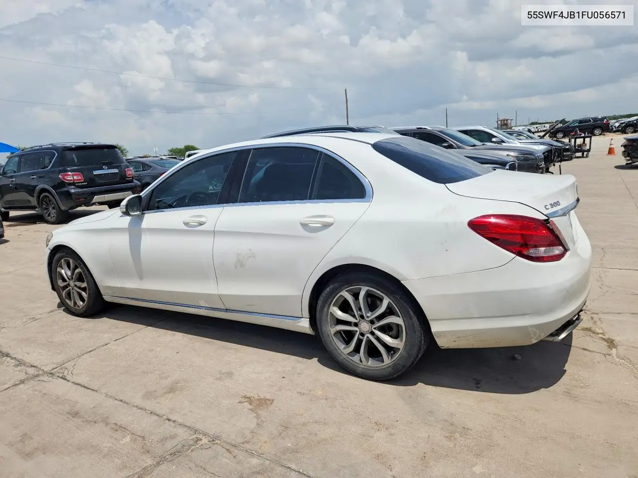 2015 Mercedes-Benz C 300 VIN: 55SWF4JB1FU056571 Lot: 61093826