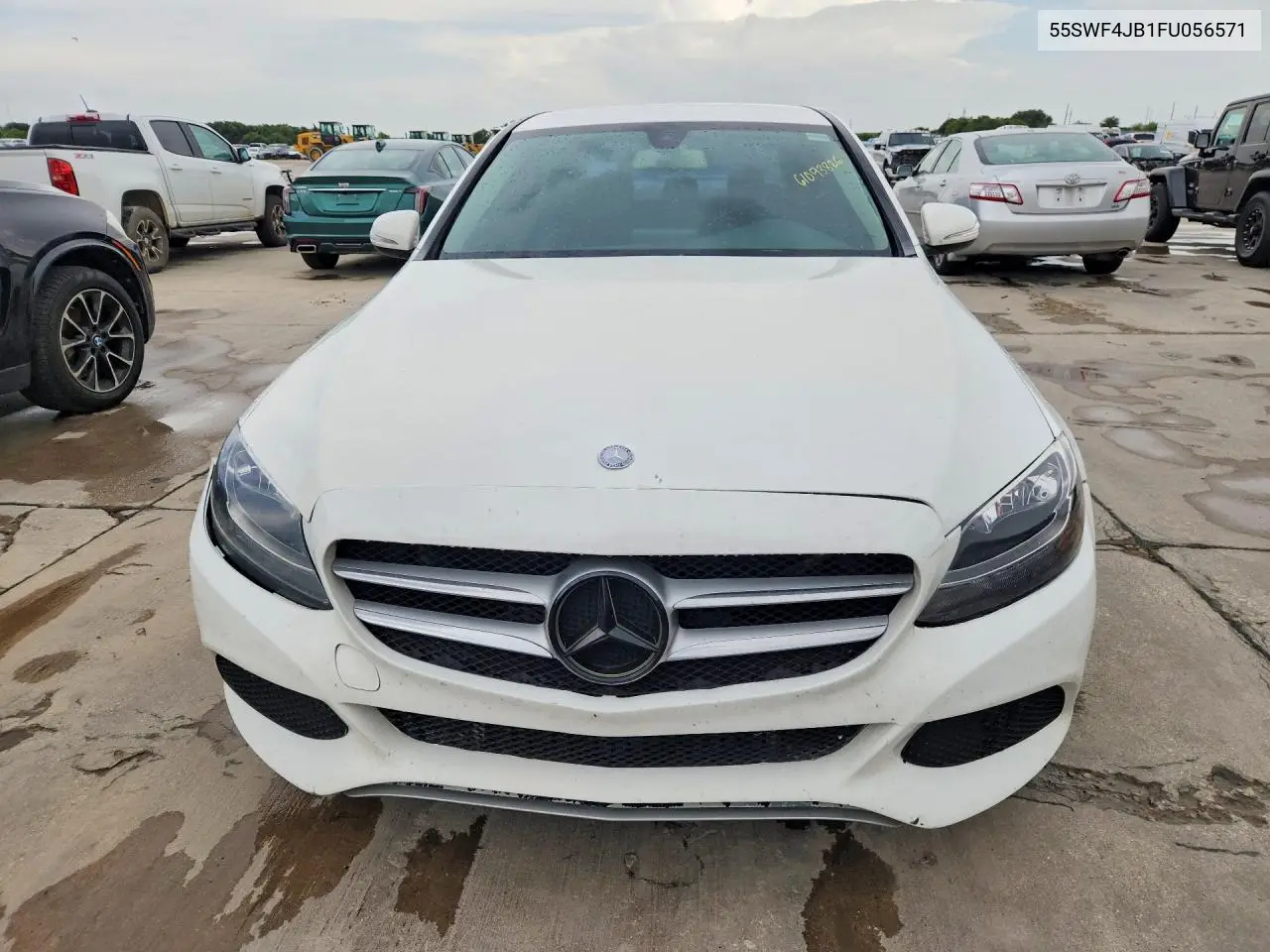 2015 Mercedes-Benz C 300 VIN: 55SWF4JB1FU056571 Lot: 61093826