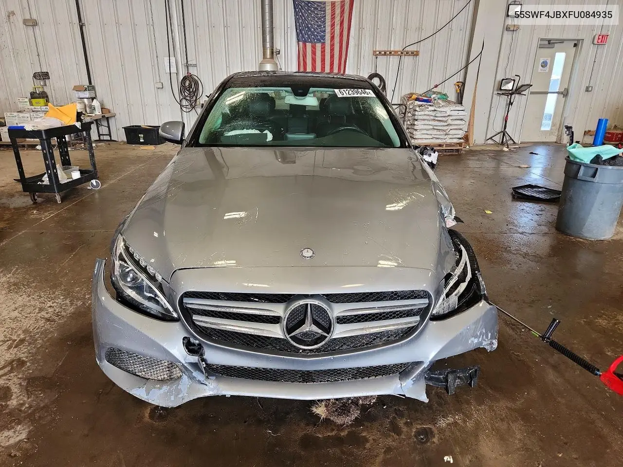 2015 Mercedes-Benz C 300 VIN: 55SWF4JBXFU084935 Lot: 61239646