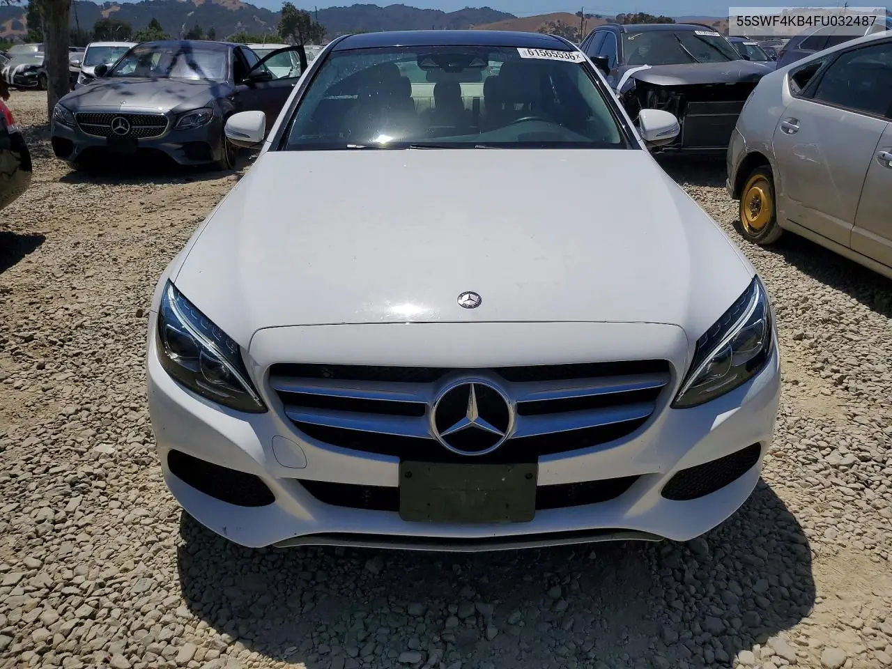 2015 Mercedes-Benz C 300 4Matic VIN: 55SWF4KB4FU032487 Lot: 61565536